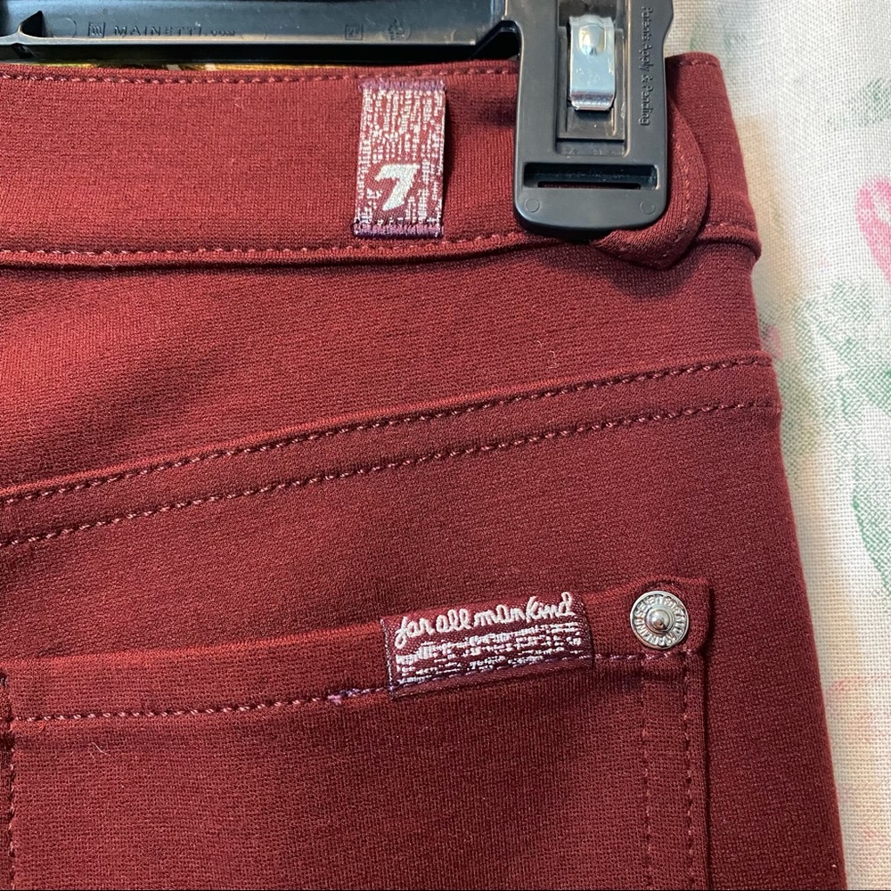 Nwt 7 For All Mankind Python Embossed Lamb Leathe… - image 4